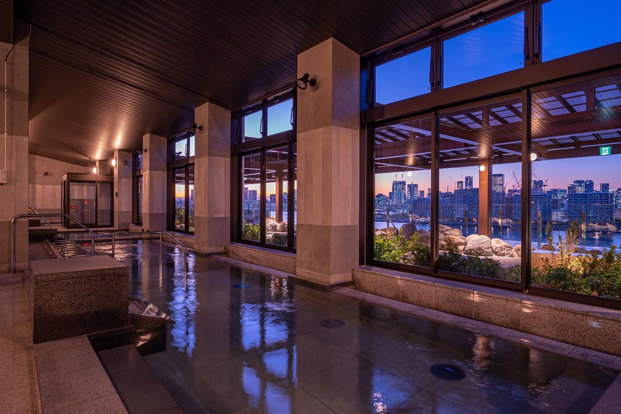 Tokyo Toyosu Manyo Club Hotel Bagian luar foto